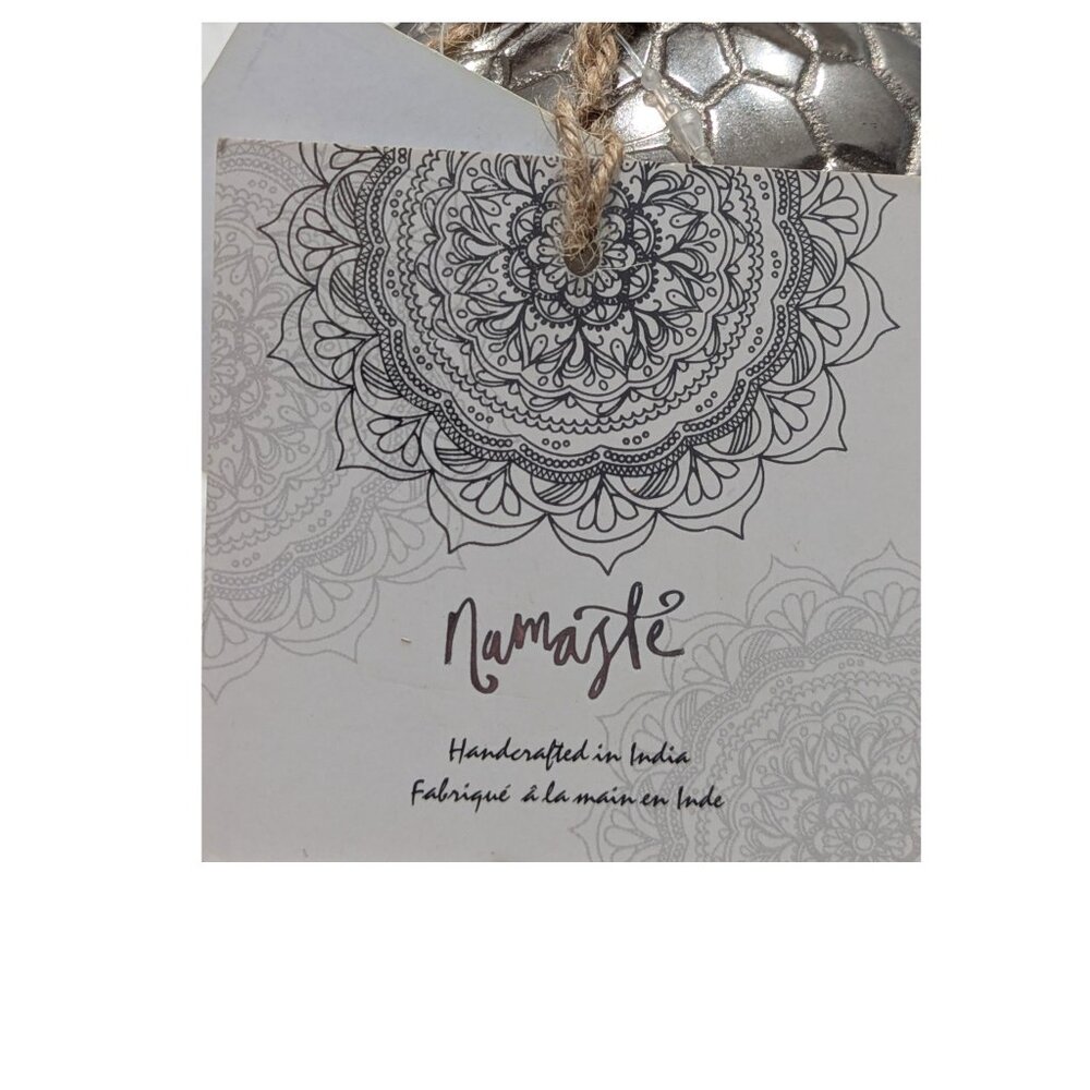 Handcrafted Metal Turtle Desk Bell | Namaste India | Zen Home Decor - Picture 7 of 7